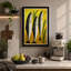 Three Fish In Green Geometric - Print-136789284-136789285