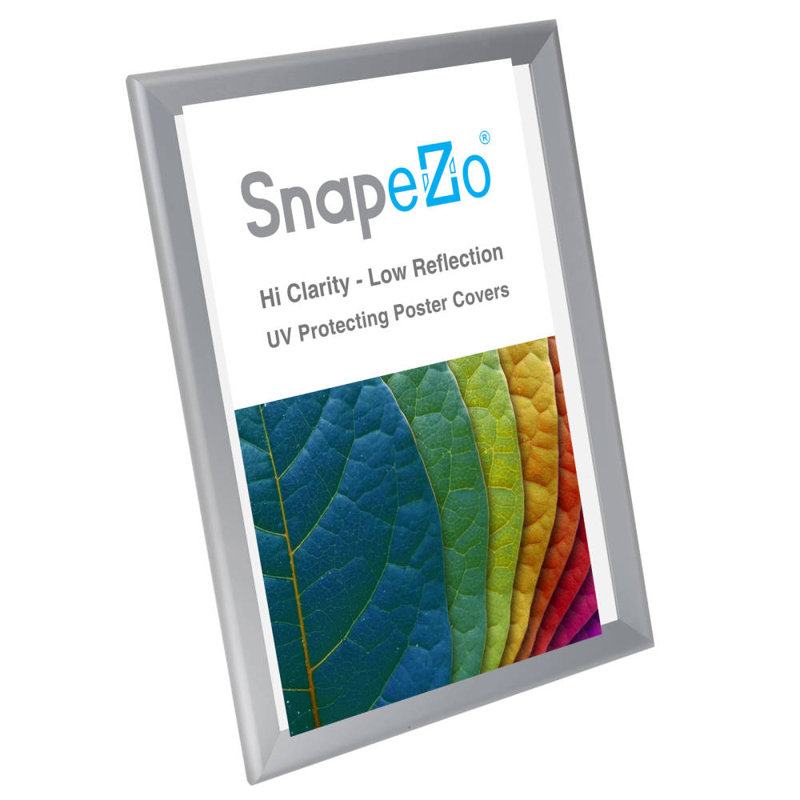 Cadre en aluminium Snapezo Snap Frame, Argent, 30 po x 46 po