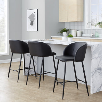  Terrance 26" Fixed-Height Counter Stools