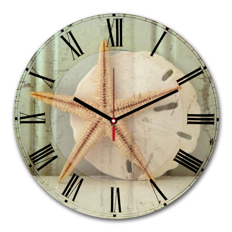 Horloge murale élégante Elegant, 11,8 pouces de diamètre | 100% panneau de fibres à densité moyenne avec une épaisseur de 0,2 pouce | Design élégant pour la maison ou le bureau | La montre moderne ajoute de la sophistication à n'importe quel espa
