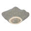 Bol décoratif décoratif en céramique avec bordure ondulée mouchetée pour salon de chambre à coucher ou de salon - 7 po multi