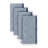 over&back Woven Frayed Chambray Napkins, Set of 4-101293279