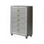 Commode verticale en bois manufacturé avec 5 tiroirs