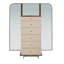 Chifonier walnut with mirror
