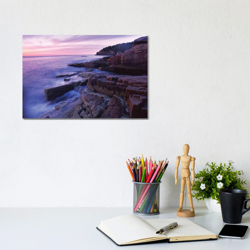 Atlantic Coast Near Thunder Hole, Acadia National Park, Maine II by Tim Fitzharris - Wrapped Canvas Print