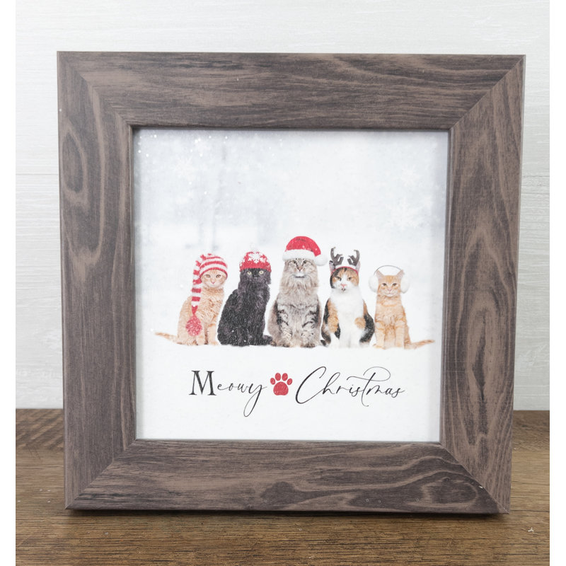 Mignon de chat Ho Ho Ho, H 8 po x l 8 po x P 1 po, Caroube