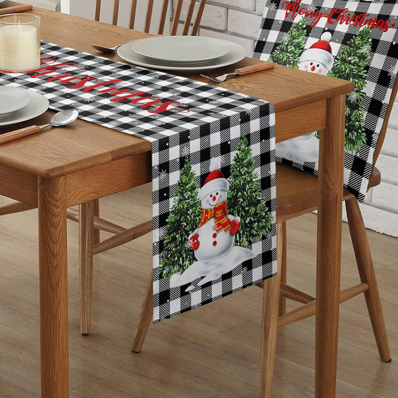 Chemin de table Christmas, H 13 po x l 70 po