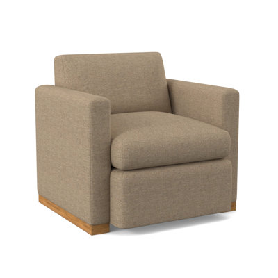 Ledger Upholstered Swivel Accent Chair