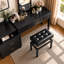 Leather Upholstered Bench-1956007553