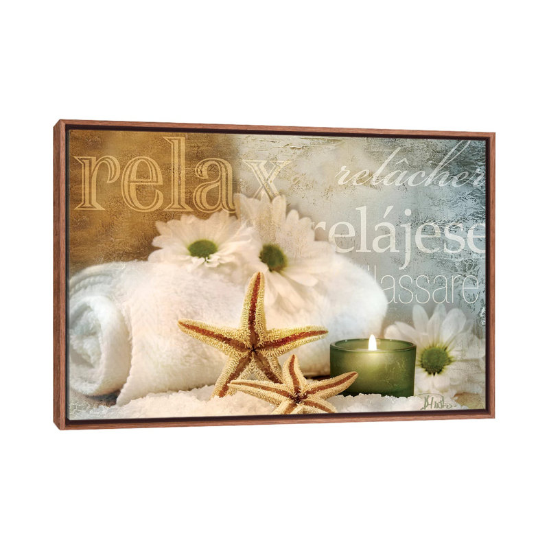 « Relaxation II » par Patricia Pinto, impression d’art graphique, Cadre bois classique, Pas de tapis