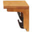 Dolmen Solid Wood Wall 6 - Hook Wall Mounted Coat Rack