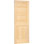 Porte standard à lamelles en bois massif sans finition