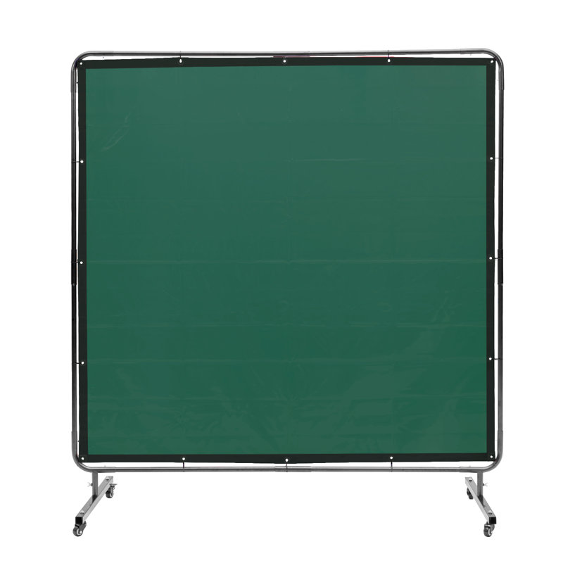 Welding Screen with Frame, 6' x 6' Welding Curtain Screen