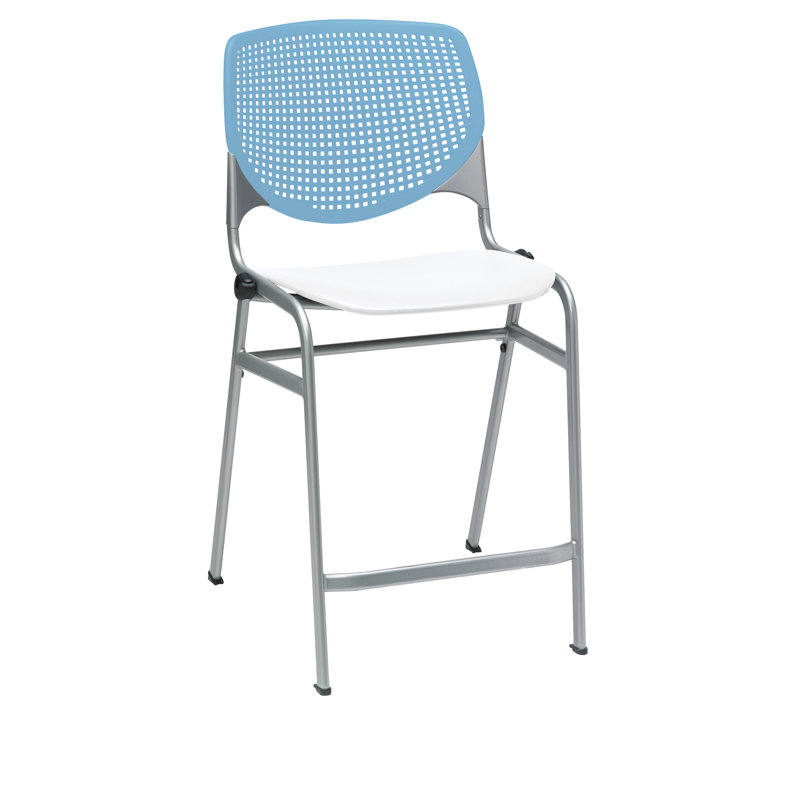 Tabouret de comptoir 25 po Kool, Bleu ciel