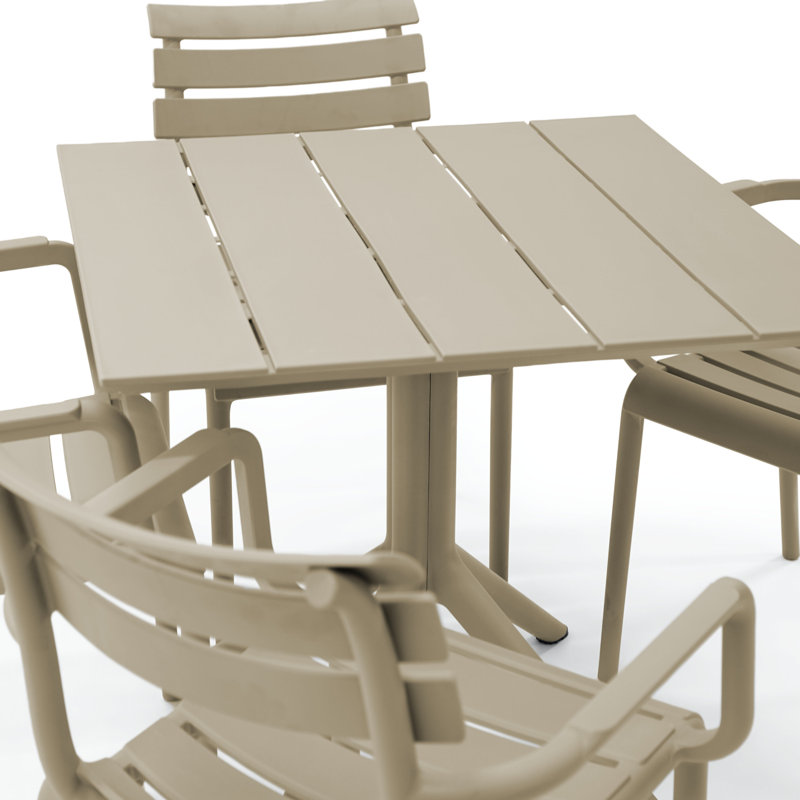 Centreville 4 Person Dining Set, Beige