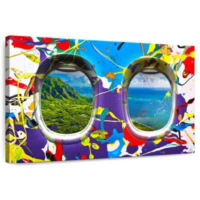Mehar Airplane Colourful Windows