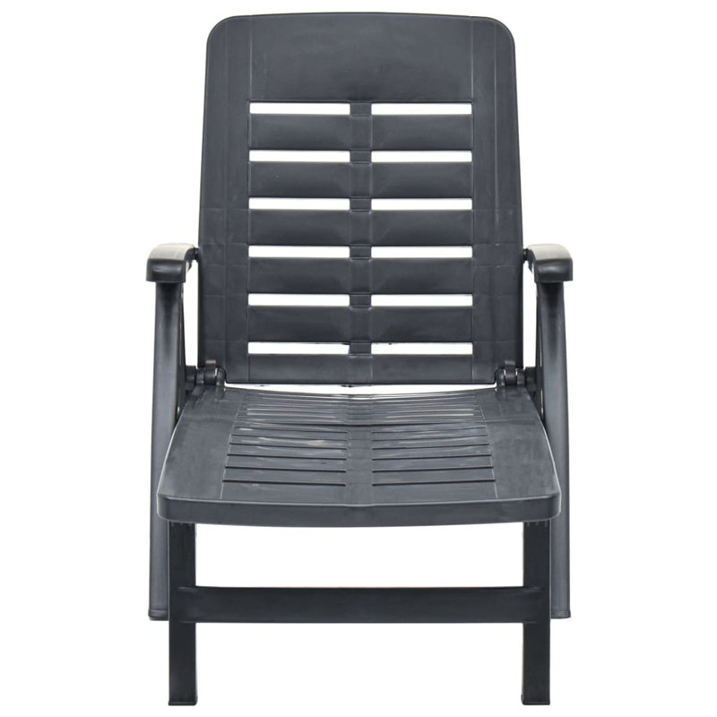 Ferber 189cm Long Reclining Single Chaise, Anthracite