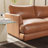 Leather 2-Piece Bumper Chaise Sectional Sofa, Cognac-108988472