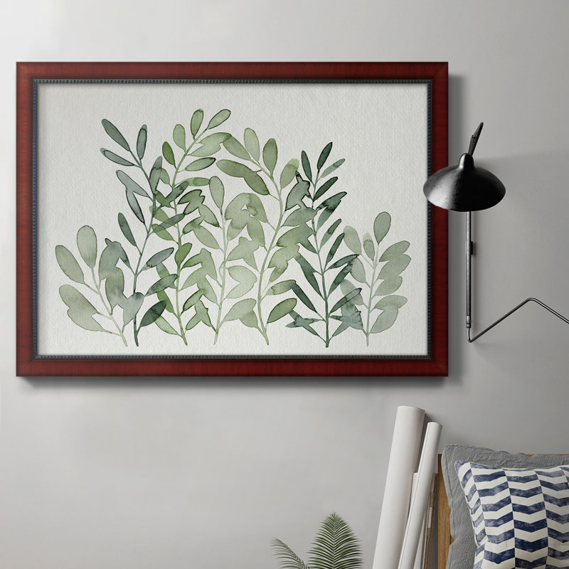 Toile verte encadrée de qualité supérieure - prêt à être suspendu, H 16 po x l 20 po x P 1 po