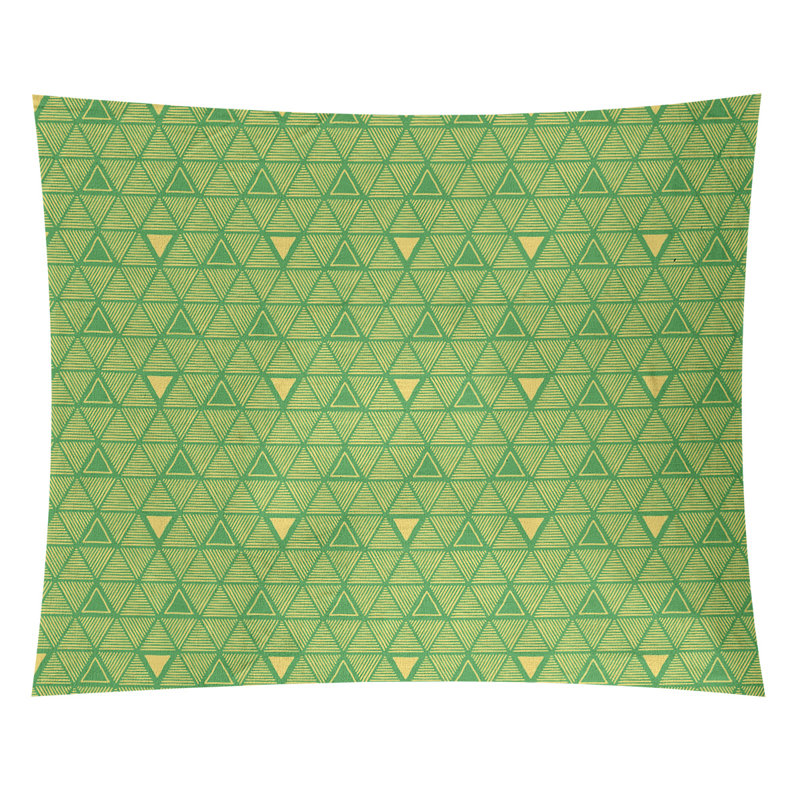 Tapisserie, H 51 po x l 60 po, Vert/jaune