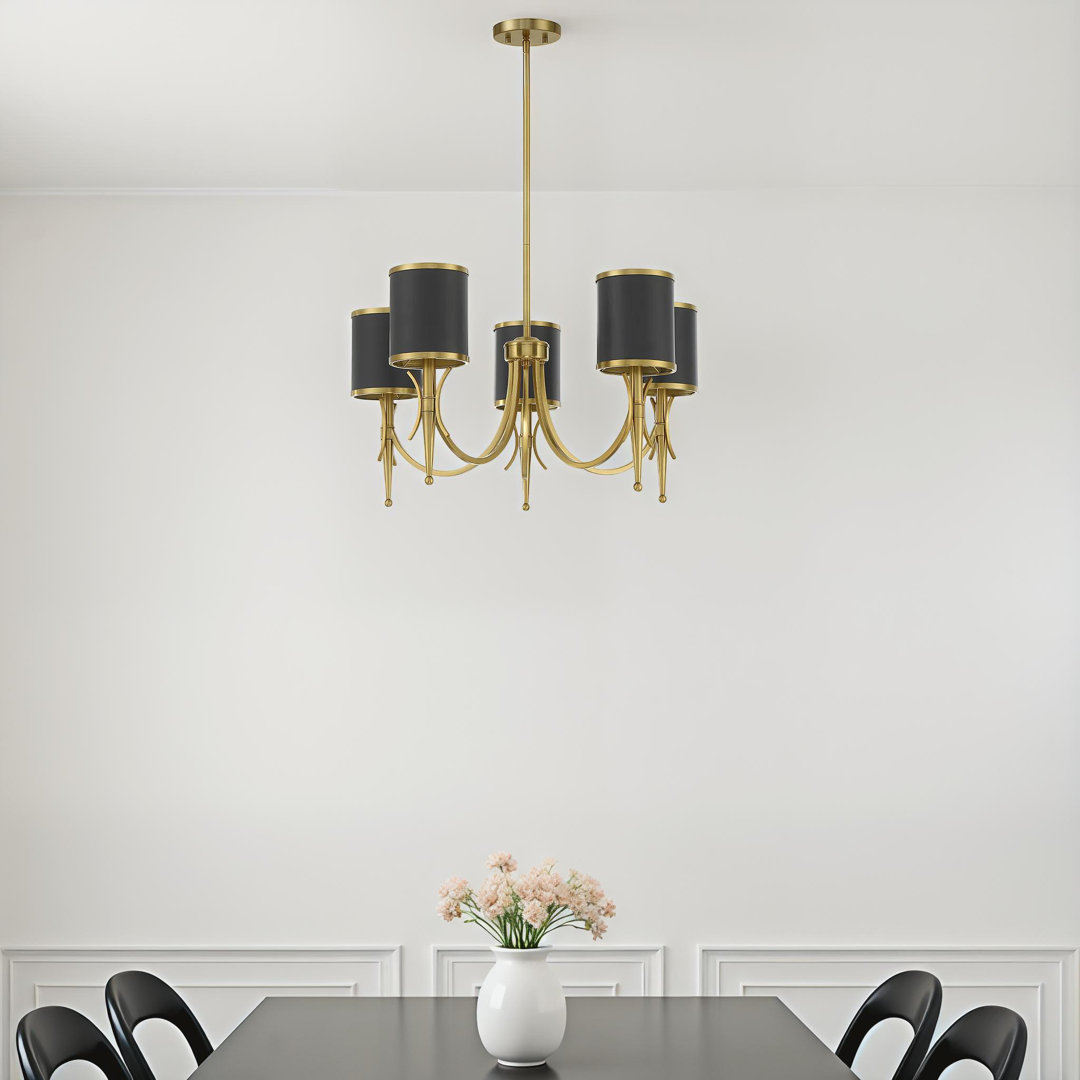 Mattel 5 - Light Classic / Traditional Chandelier Everly Quinn