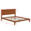 Lit plateforme Mid-Century moderne en bois avec support en lattes de bois-579915360-579915373