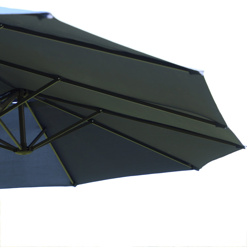 Parasol de plage 15 pi Madisyn, Bleu
