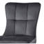 Chaise Parsons rembourrée et revêtue de velours-1346321218