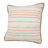 Coastal Striped Bordered Hand-Made Cotton Blend Decorative Throw Pillow-129912903