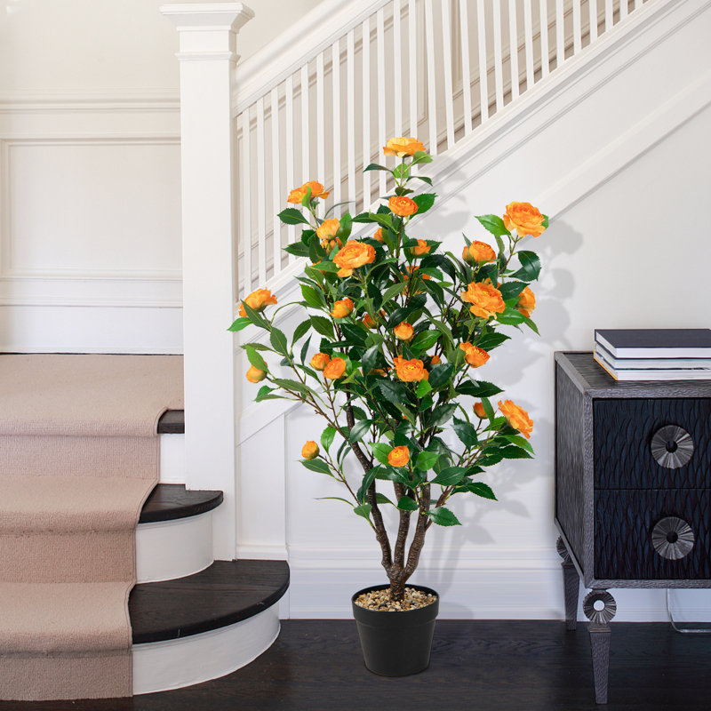 40'' Faux Flowering Tree in Pot