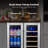 Yeego 24'' Dual Zone Wine & Beverage Refrigerator 20 Bottle &60 Can Wine Cooler