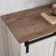 Commode 5 tiroirs avec porte de grange coulissante, commode haute style campagne 5 tiroirs, commode de rangement