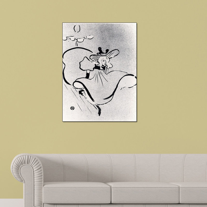 Henri De Toulouse-Lautrec - Wrapped Canvas Print, 80cm H x 60cm W x 1.8cm D