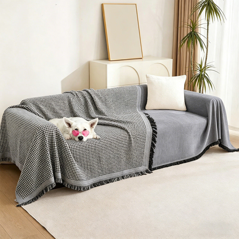 Sofa Cover Bed Sheet And Blanket Set Reversible Sofa Cover Furniture Decorative Cover/sofa Slipcover Sofa Protector Suitable For Cats And Dogs