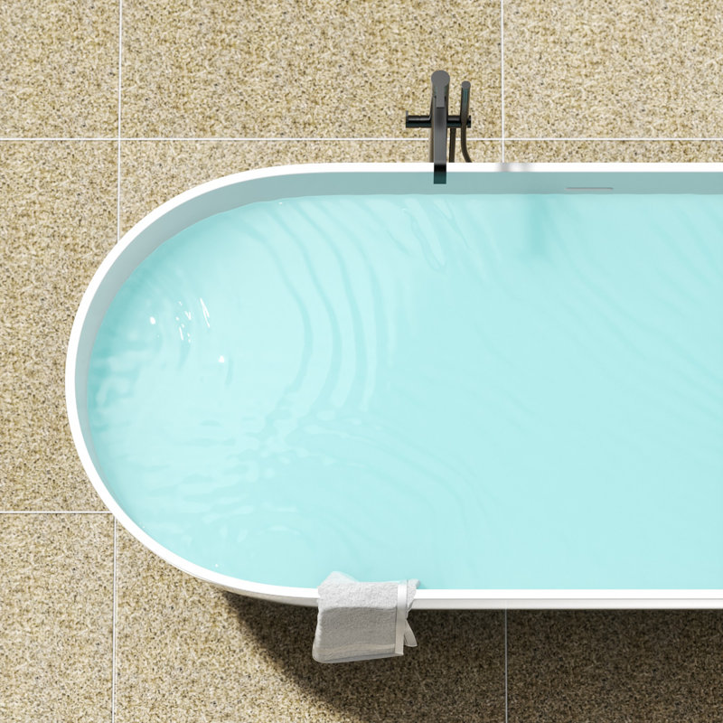 Freestanding Solid Surface Bathtub