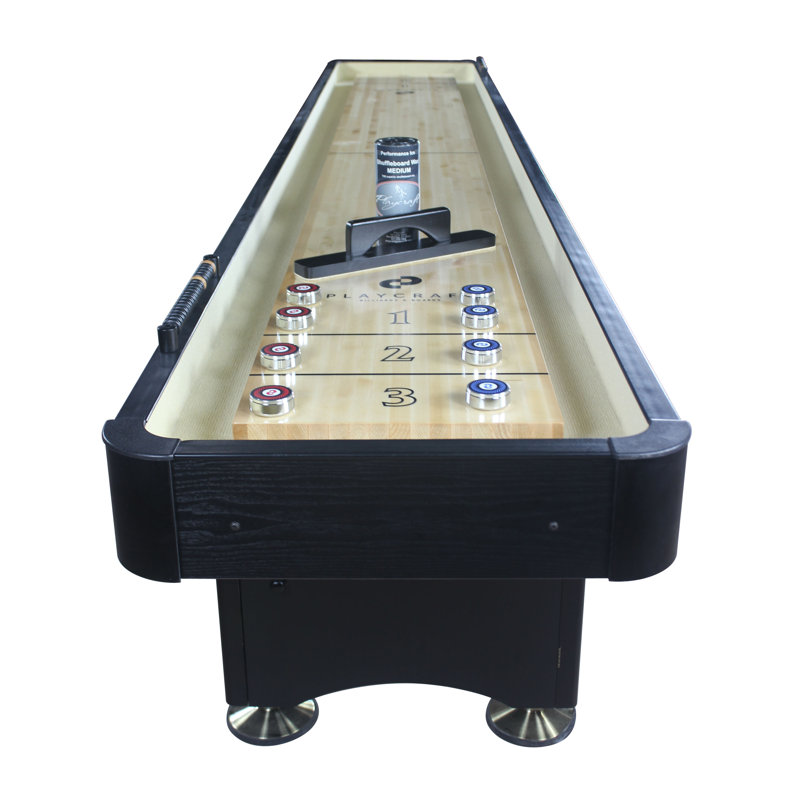 Woodbridge Playcraft Shuffleboard Table, 12', Black