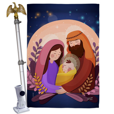 Ensemble de drapeaux 40 x 28 po Natyst Night
