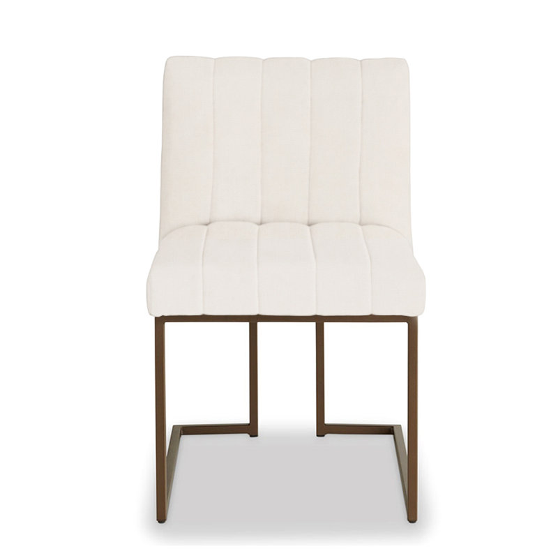 Aerin Upholstered Dining Chair, Parchment Polyester