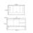 Retro light luxury bathroom cabinet