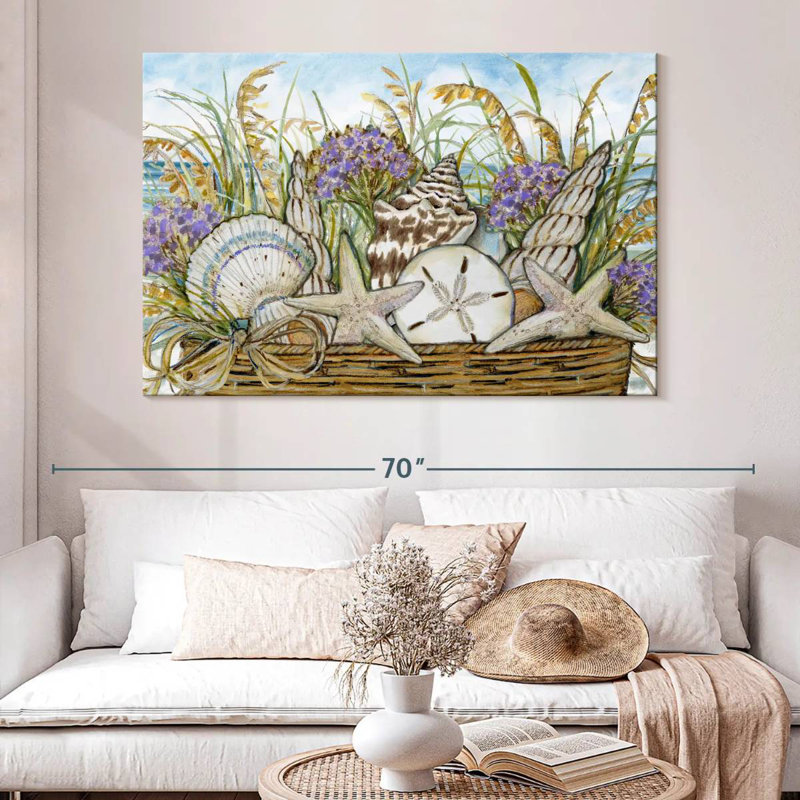 Aletra Shell Basket, 34" H x 51" W