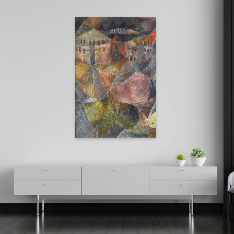 «The Hotel Abstract Classic Contemporary Contemporary City City», reproduction d'art, 60" H x 40" W