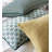 Twin Palms Geometric Rayon/Viscose Reversible Throw Pillow