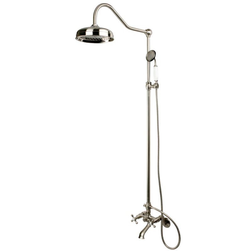 Diverter Complete Shower System, Brushed Nickel