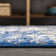 Marzo Ornate Bohemian Medallion Blue/Dark Gray Rug