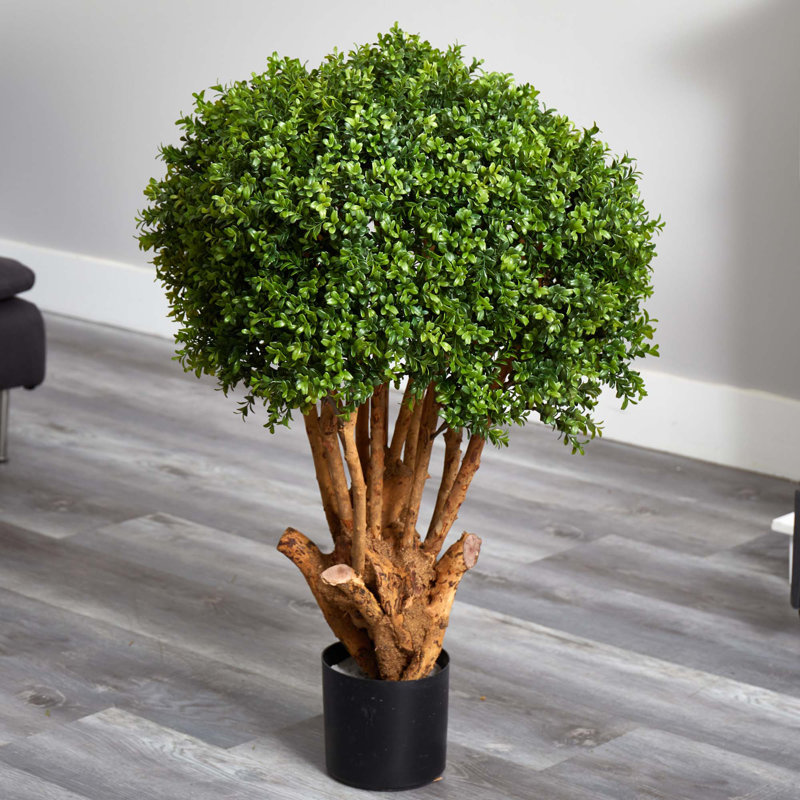 Topiaire buis artificiel en pot