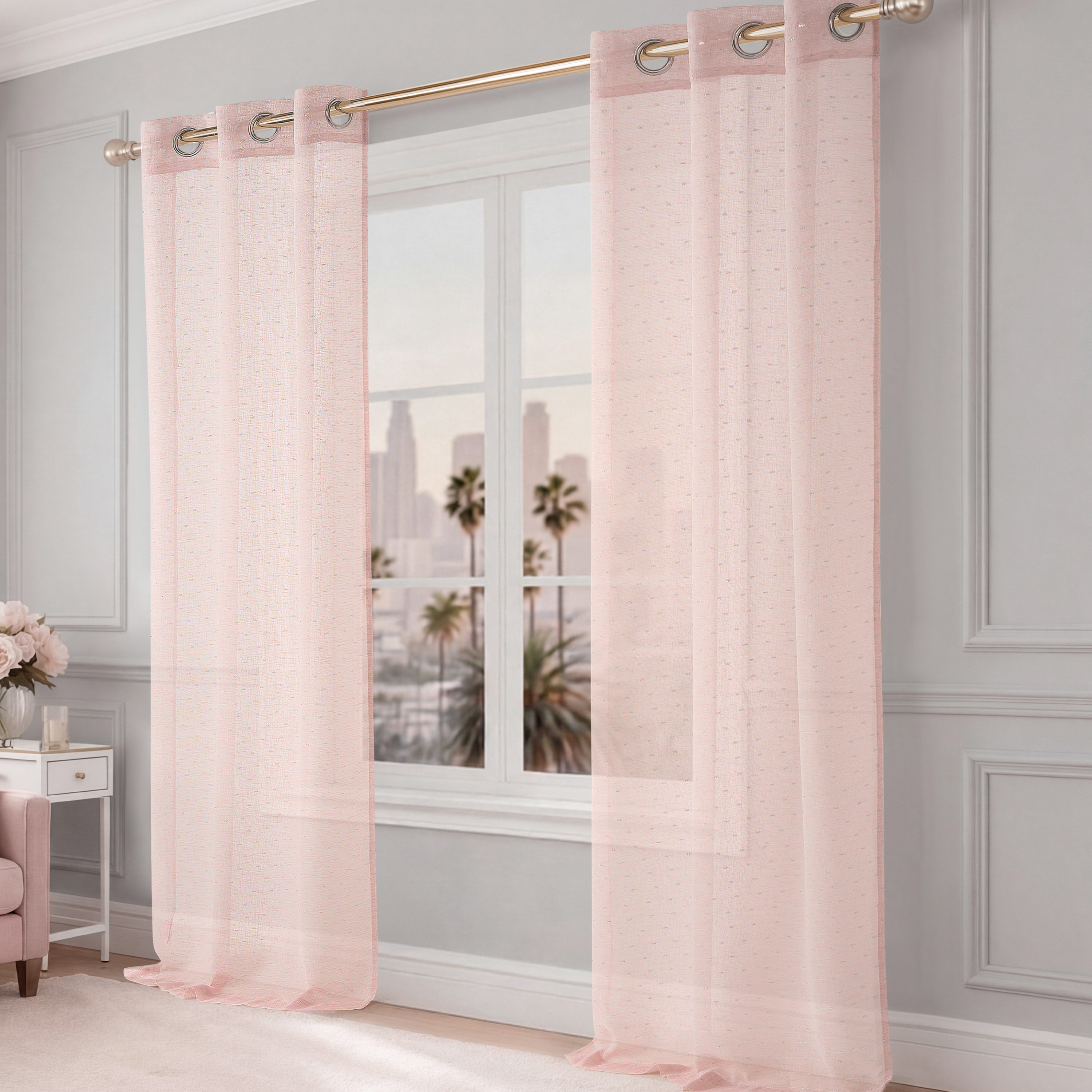 Juicy Couture Curtains Juicy Couture Aurora Sheer Window Curtains & Reviews | Wayfair