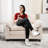 Chenille Oversized Accent Armchair-1387783659