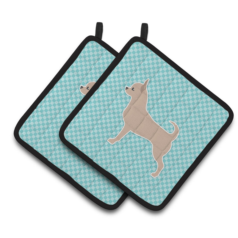 Poversin Chihuahua Winston porter, Bleu