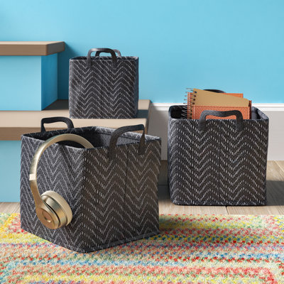 Amarillas Fabric Laundry Set with Handles