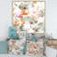 Herbe et plumes en couleurs d'automne I - Peinture sur toile-67406394-67406395